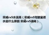 榮威rx5水溫高（榮威rx5駕駛室進(jìn)水是什么原因 榮威rx5油耗）