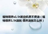 福特領(lǐng)界s1.5t發(fā)動(dòng)機(jī)費(fèi)不費(fèi)油（福特領(lǐng)界1.5t油耗 領(lǐng)界油耗怎么樣）