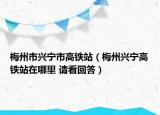 梅州市興寧市高鐵站（梅州興寧高鐵站在哪里 請(qǐng)看回答）