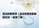 泡沫的膨脹率（泡沫和通貨膨脹的區(qū)別 一起來(lái)了解）