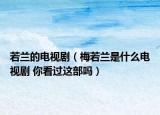 若蘭的電視?。啡籼m是什么電視劇 你看過這部嗎）