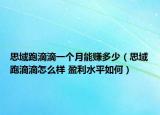 思域跑滴滴一個月能賺多少（思域跑滴滴怎么樣 盈利水平如何）