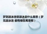 夢到游泳池里游泳是什么意思（夢見游泳池 都有哪些寓意呢）