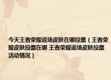 今天王者榮耀返場皮膚在哪投票（王者榮耀皮膚投票在哪 王者榮耀返場皮膚投票活動情況）
