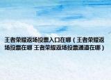 王者榮耀返場投票入口在哪（王者榮耀返場投票在哪 王者榮耀返場投票通道在哪）