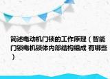 簡述電動(dòng)機(jī)門鎖的工作原理（智能門鎖電機(jī)鎖體內(nèi)部結(jié)構(gòu)組成 有哪些）