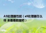 A9處理器性能（a9處理器怎么樣 來看看數(shù)據(jù)吧）