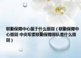 聯(lián)勤保障中心屬于什么級(jí)別（聯(lián)勤保障中心級(jí)別 中央軍委聯(lián)勤保障部隊(duì)是什么級(jí)別）