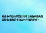 鮑魚中綠色的部位能吃嗎（鮑魚表面為何呈綠色 攝取的食物生長(zhǎng)環(huán)境的影響）