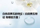 白色田黃石的特征（白田黃石特征 有哪些方面）