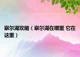 察爾湖攻略（察爾湖在哪里 它在這里）