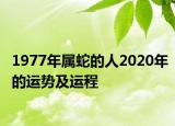 1977年屬蛇的人2020年的運(yùn)勢(shì)及運(yùn)程
