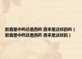膠囊是中藥還是西藥 原來是這樣的藥（膠囊是中藥還是西藥 原來是這樣的）