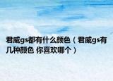 君威gs都有什么顏色（君威gs有幾種顏色 你喜歡哪個）