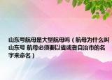 山東號(hào)航母是大型航母嗎（航母為什么叫山東號(hào) 航母必須要以省或者自治市的名字來命名）