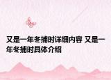 又是一年冬捕時詳細內(nèi)容 又是一年冬捕時具體介紹