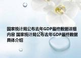 國家統(tǒng)計局公布去年GDP最終數(shù)據(jù)詳細內容 國家統(tǒng)計局公布去年GDP最終數(shù)據(jù)具體介紹
