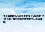 張玉卓任國(guó)務(wù)院國(guó)資委黨委書(shū)記詳細(xì)內(nèi)容 張玉卓任國(guó)務(wù)院國(guó)資委黨委書(shū)記具體介紹