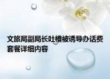 文旅局副局長吐槽被誘導辦話費套餐詳細內(nèi)容