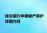 硅谷銀行申請(qǐng)破產(chǎn)保護(hù)詳細(xì)內(nèi)容