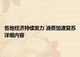 各地經(jīng)濟(jì)持續(xù)發(fā)力 消費(fèi)加速復(fù)蘇詳細(xì)內(nèi)容