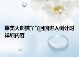 旅美大熊貓丫丫回國進入倒計時詳細內(nèi)容