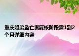 重慶姐弟墜亡案復(fù)核階段需1到2個月詳細(xì)內(nèi)容