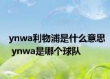 ynwa利物浦是什么意思 ynwa是哪個球隊