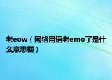 老eow（網(wǎng)絡(luò)用語老emo了是什么意思梗）