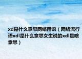 xd是什么意思網(wǎng)絡(luò)用語（網(wǎng)絡(luò)流行語xdl是什么意思女生說的xdl是啥意思）