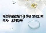 蘇勛宗是誰是個(gè)什么梗 勃涅日列夫?yàn)槭裁唇袆鬃? /></span></a>
                        <h2><a  title=