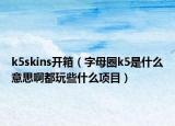 k5skins開箱（字母圈k5是什么意思啊都玩些什么項目）