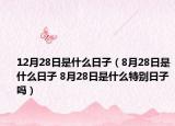 12月28日是什么日子（8月28日是什么日子 8月28日是什么特別日子嗎）