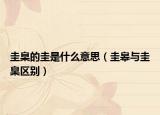 圭臬的圭是什么意思（圭皋與圭臬區(qū)別）