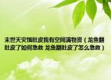 末世天災(zāi)餓肚皮我有空間滿(mǎn)物資（龍魚(yú)翻肚皮了如何急救 龍魚(yú)翻肚皮了怎么急救）