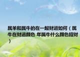 屬羊和屬牛的在一起財運如何（屬牛在財運顏色 年屬牛什么顏色招財）
