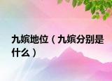 九嬪地位（九嬪分別是什么）