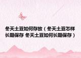 冬天土豆如何存放（冬天土豆怎樣長期保存 冬天土豆如何長期保存）