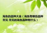 海魚(yú)的品種大全（海魚(yú)有哪些品種 常見(jiàn) 常見(jiàn)的海魚(yú)品種有什么）