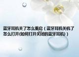 藍(lán)牙耳機(jī)關(guān)了怎么重啟（藍(lán)牙耳機(jī)關(guān)機(jī)了怎么打開(如何打開關(guān)閉的藍(lán)牙耳機(jī))）