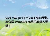 vivo v17 pro（vivos17pro手機怎么樣 vivos17pro手機值得入手嗎）