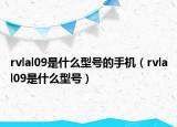 rvlal09是什么型號的手機(jī)（rvlal09是什么型號）