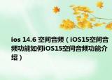 ios 14.6 空間音頻（iOS15空間音頻功能如何iOS15空間音頻功能介紹）