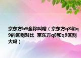 京東方b9全稱叫啥（京東方q8和q9的區(qū)別對(duì)比  京東方q8和q9區(qū)別大嗎）