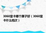 3060顯卡哪個牌子好（3060顯卡什么檔次）