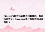 hms core是什么軟件可以卸載嗎 - 智慧百科大全（hms core是什么軟件可以卸載嗎）