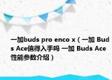 一加buds pro enco x（一加 Buds Ace值得入手嗎 一加 Buds Ace性能參數(shù)介紹）
