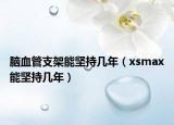 腦血管支架能堅持幾年（xsmax能堅持幾年）