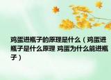雞蛋進(jìn)瓶子的原理是什么（雞蛋進(jìn)瓶子是什么原理 雞蛋為什么能進(jìn)瓶子）