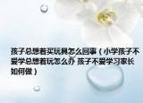 孩子總想著買玩具怎么回事（小學(xué)孩子不愛學(xué)總想著玩怎么辦 孩子不愛學(xué)習(xí)家長(zhǎng)如何做）